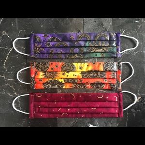 Face Mask Celestial Stars Moons Horoscope cotton